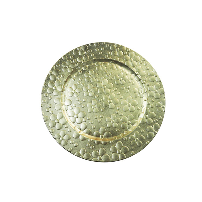 Beautiful Pattern of Gold Charger Plates for Tableware Ideas
