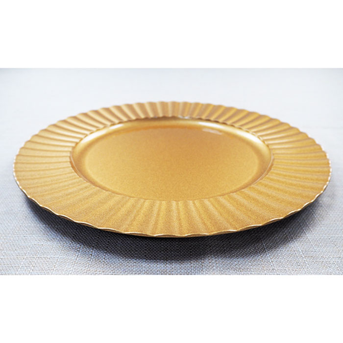 Fashionable Gold Glitter Charger Plates for Wedding