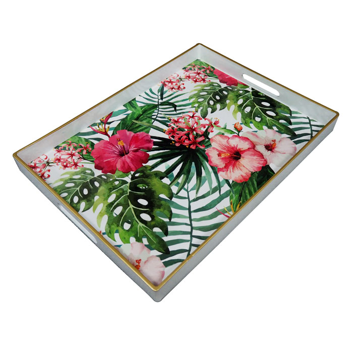 Plastic Serving Tray with Decal (39483503P)