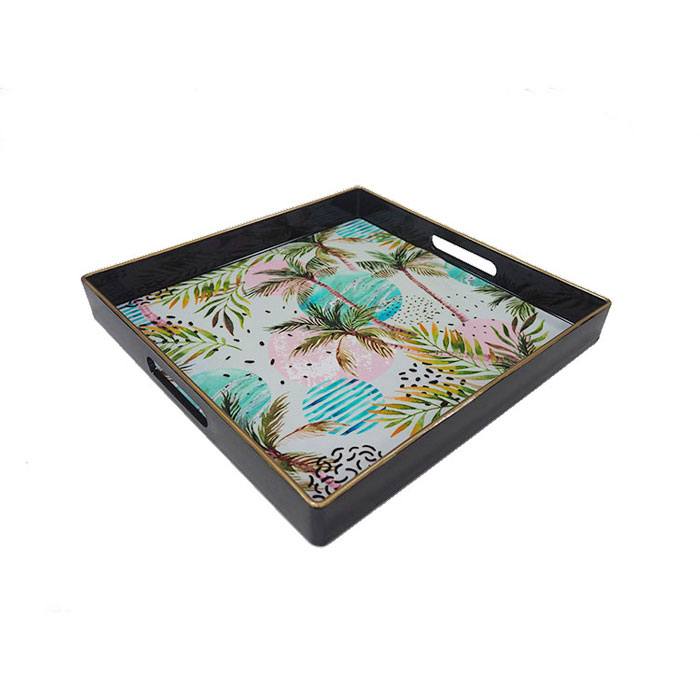 Plastic Serving Tray with Paper (39333301P)