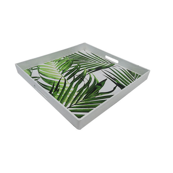 Plastic Serving Tray with Paper (394001P)
