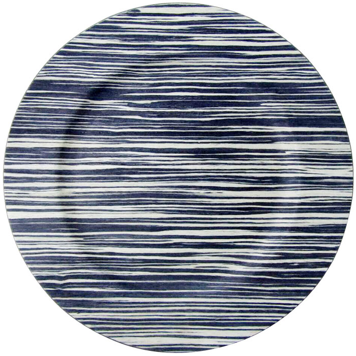Wooden Veneer Plastic Charger Plates (373315VE)