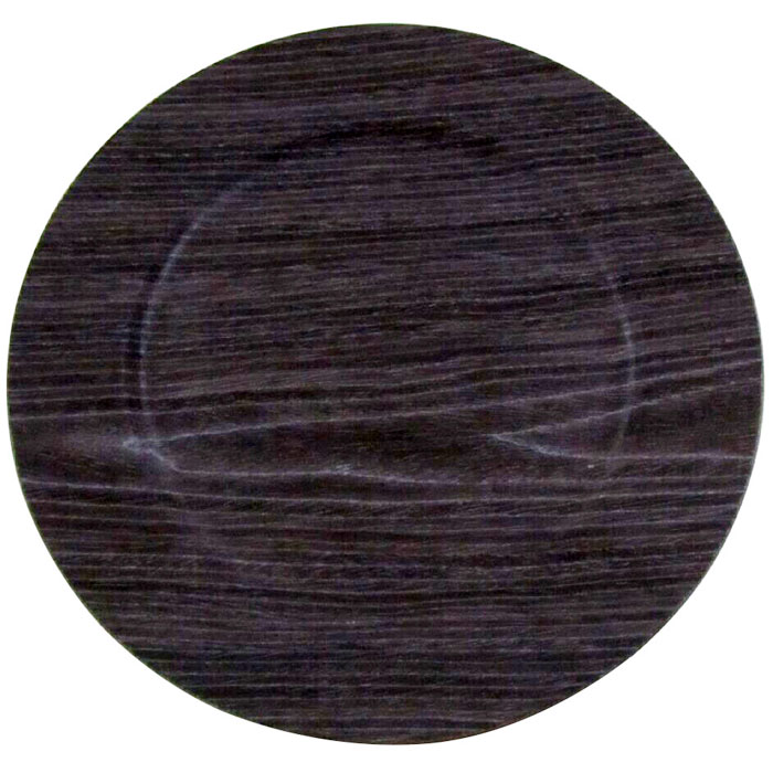 Wooden Veneer Plastic Charger Plates (373316VE)