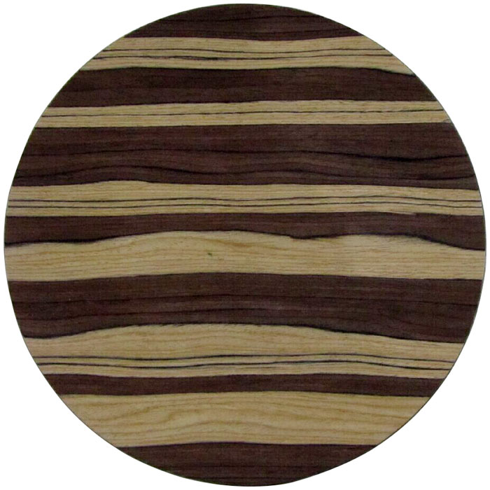 Wooden Veneer Plastic Charger Plates (373317VE)