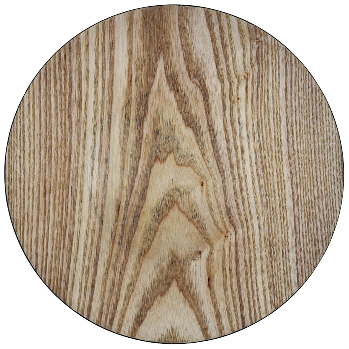 Wooden Veneer Plastic Charger Plates (373360VE)
