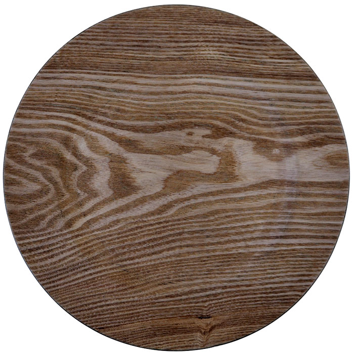 Wooden Veneer Plastic Charger Plates (39339VE)